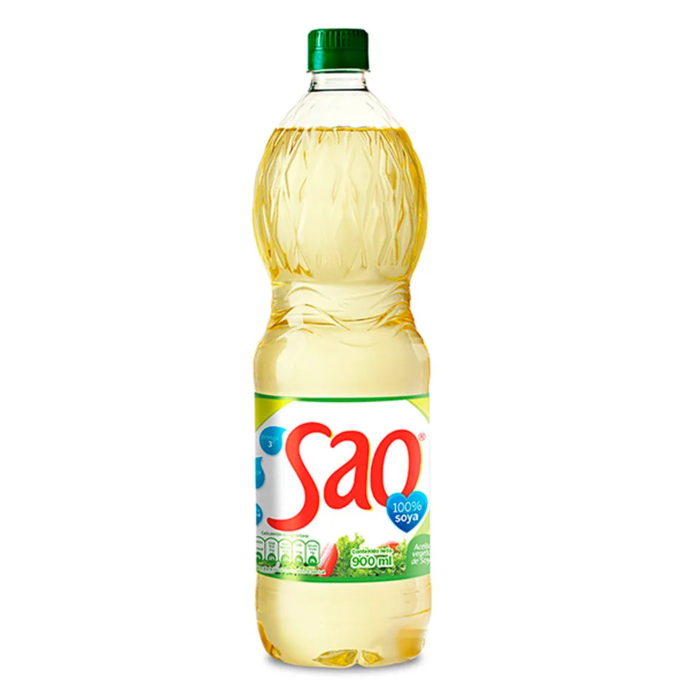 Aceite de Soya Sao Botella 900ml